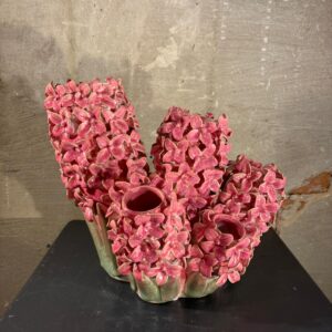 Hyacinten vaas roze