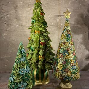 Resin kerstbomen enchanted forest