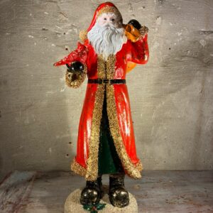 kerstman met roodborstje