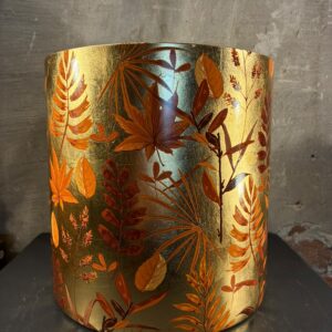 Windlicht herfst bladeren goud